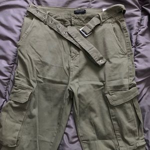 Olive Green Cargo Pants